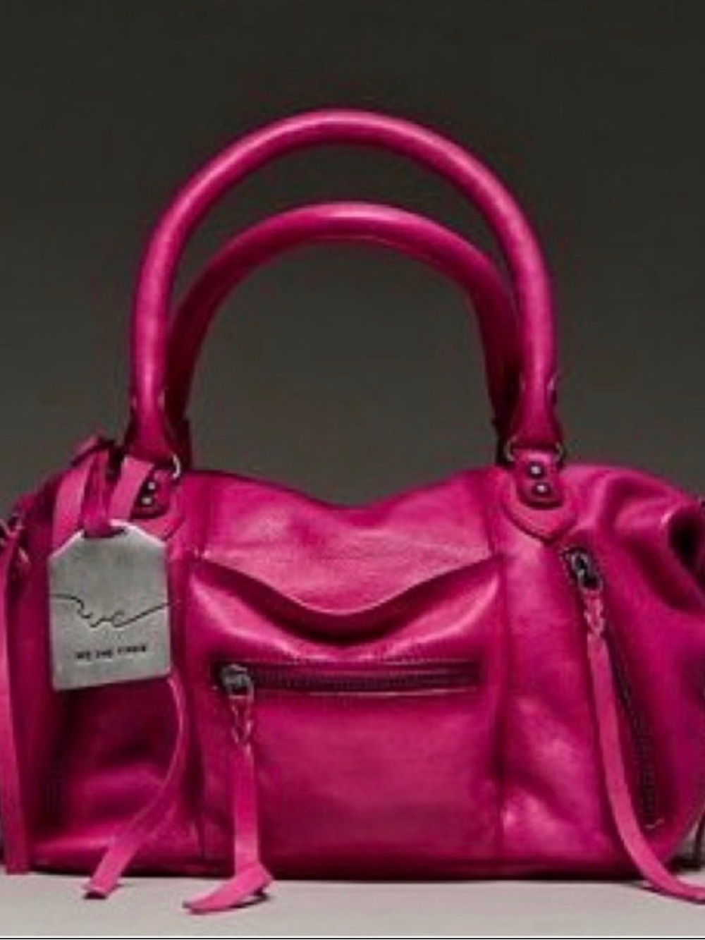 NWT We The Free Emerson Tote Bag
BABY Leather Satchel very Berry